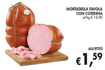 Coal MORTADELLA FAVOLA CON COTENNA al kg offerta
