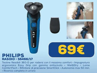 Euronics PHILIPS RASOIO-S5466/17 offerta
