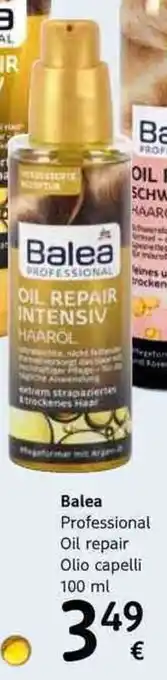 dm drogerie markt Balea Profressional Oil Repair Olio Capelli 100ml offerta