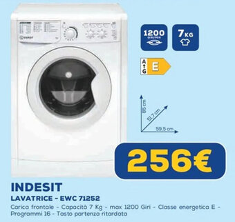 Euronics INDESIT LAVATRICE - EWC 71252 offerta