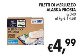FILETTI DI MERLUZZO ALASKA FROSTA g 340