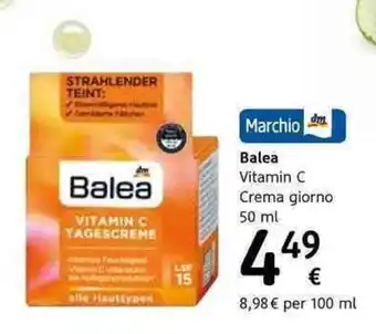dm drogerie markt Balea Vitamin C Crema Giorno 50ml offerta