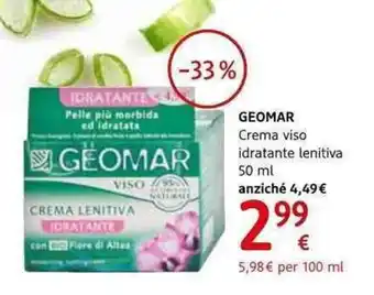 Geomar Crema Viso Idratante Lenitiva 50ml