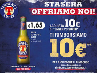 Coal BIRRA TENNENT'S SUPER offerta