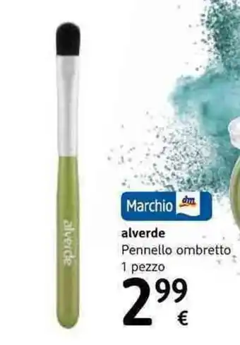 dm drogerie markt Alverde Pennello ombretto 1 pezzo offerta