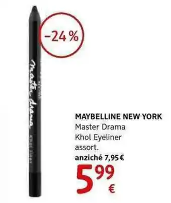 Maybelline New York Master Drama Khol Eyeliner