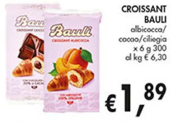 CROISSANT BAULI albicocca/ cacao/ciliegia x 6 g 300