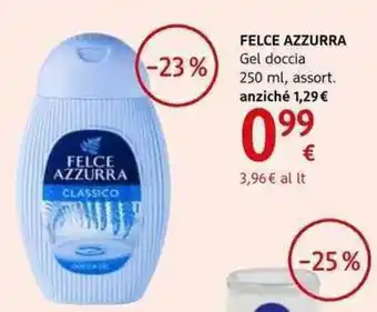 dm drogerie markt Felce Azzurra Gel doccia 250ml offerta