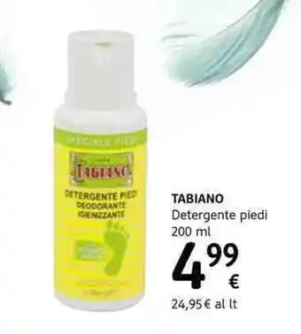 dm drogerie markt Tabiano Detergente piedi 200ml offerta