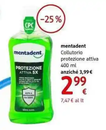 dm drogerie markt Mentadent Collutorio Protezione Attiva 400ml offerta