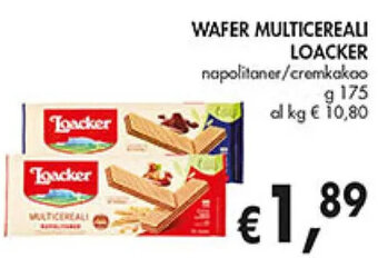 Coal WAFER MULTICEREALI LOACKER g 175 offerta