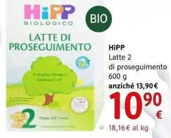 dm drogerie markt Hipp Latte 2 di Proseguimento 600g offerta