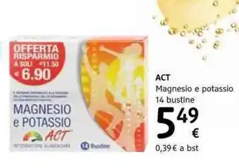 Act Magnesio e potassio 14 bustine