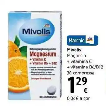 dm drogerie markt Mivolis Magnesio 30 compresse offerta