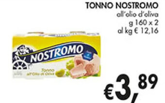 TONNO NOSTROMO all'olio d'oliva g 160 x 2