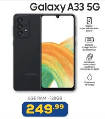 Euronics Samsung Galaxy A33 5G offerta