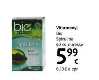 dm drogerie markt Vitarmonyl Bio Spirulina 60 compresse offerta