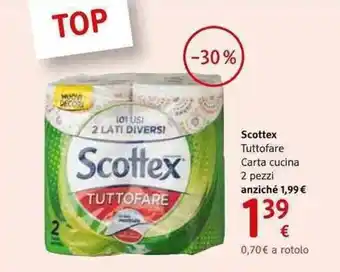dm drogerie markt Scottex Tuttofare Carta cucina 2 pezzi offerta