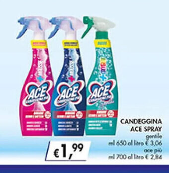 Coal CANDEGGINA ACE SPRAY gentile ml 650 al litro offerta