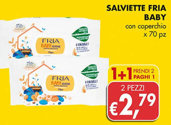 Coal SALVIETTE FRIA BABY con coperchio x 70 pz offerta