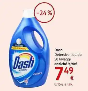 dm drogerie markt Dash Detersivo liquido 50 lavaggi offerta
