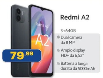 Euronics Redmi A2 offerta