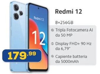 Euronics Redmi 12 offerta