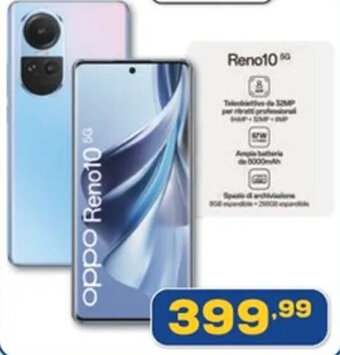 Euronics oppo Reno10 5G offerta