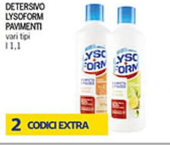 Coal DETERSIVO LYSOFORM PAVIMENTI offerta