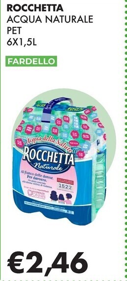 Eté Rocchetta acqua naturale pet offerta