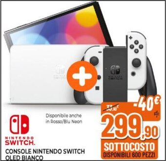 Expert CONSOLE NINTENDO SWITCH OLED BIANCO offerta