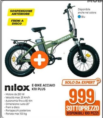 nilox E-BIKE ACCIAIO K10 PLUS