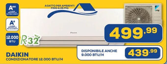 Euronics DAIKIN CONDIZIONATORE 12.000 BTU/H offerta
