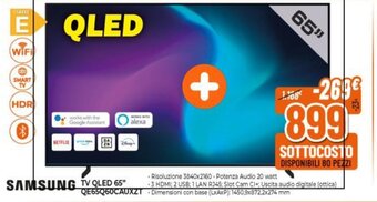 SAMSUNG TV QLED 65"