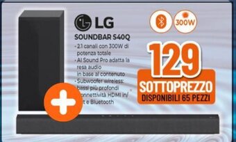 Expert LG SOUNDBAR S40Q offerta