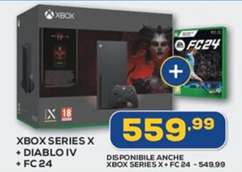 Euronics XBOX SERIES X + DIABLO IV + FC 24 offerta