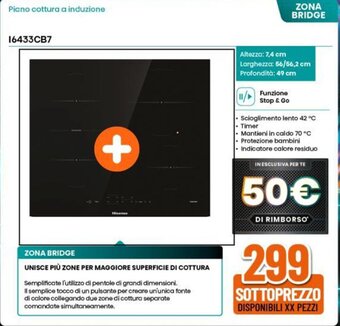 Expert Piano cottura a induzione 16433CB7 offerta