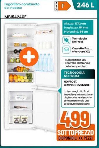 Expert Frigorifero combinato da incasso MB154240F offerta
