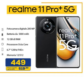 Euronics realme 11 Pro+ 5G offerta