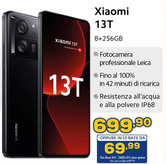 Euronics Xiaomi 13T offerta