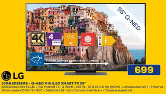 Euronics LG 55QNED826RE - Q-NED MINILED SMART TV 55" offerta