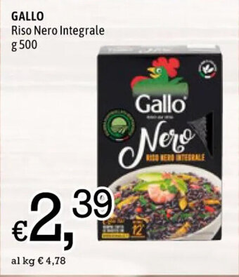 Famila Market GALLO Riso Nero Integrale g 500 offerta