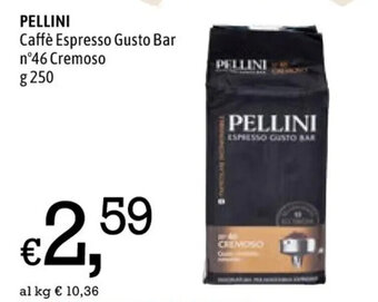 PELLINI Caffè Espresso Gusto Bar n°46 Cremoso g 250