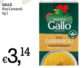 Famila Market GALLO Riso Carnaroli kg 1 offerta