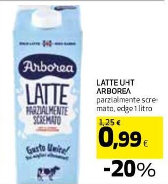 Coop Superstore LATTE UHT ARBOREA 1 litro offerta