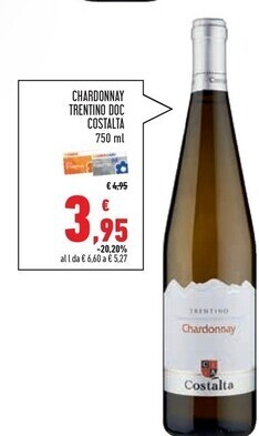 Conad Superstore Costalta chardonnay trentino doc offerta