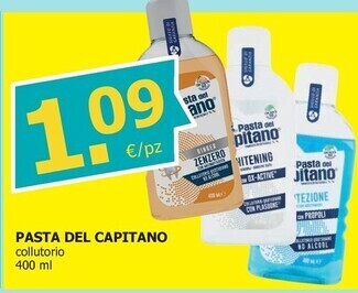 Tigotà Pasta del capitano collutorio offerta