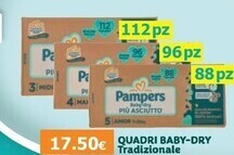 Tigotà Pampers quadri baby-dry offerta