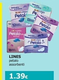 Tigotà Lines petalo assorbenti offerta