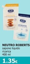Tigotà Neutro roberts sapone liquido ricarica offerta